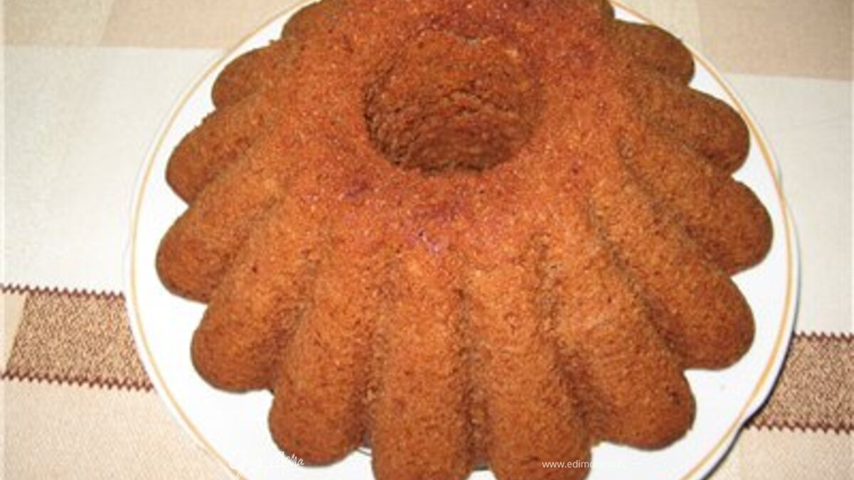Классический постный кекс