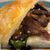 Сэндвич с моцареллой, грибами и соусом «Нисуаз»