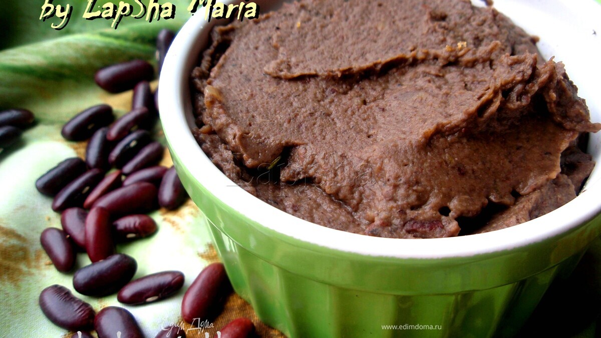 Паштет из фасоли с грибами