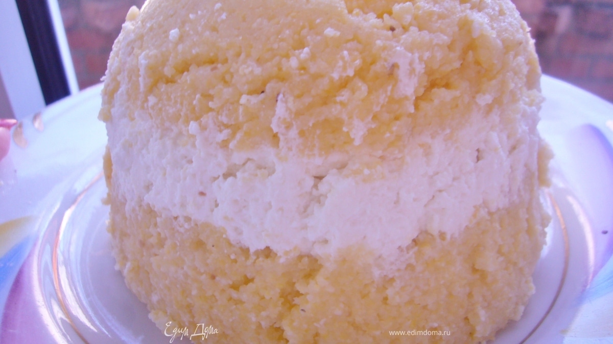 Кукурузная палента с творогом