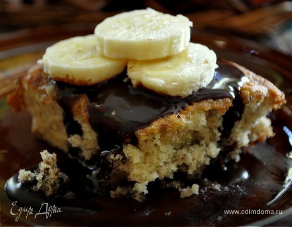 Бананово-шоколадный кекс 