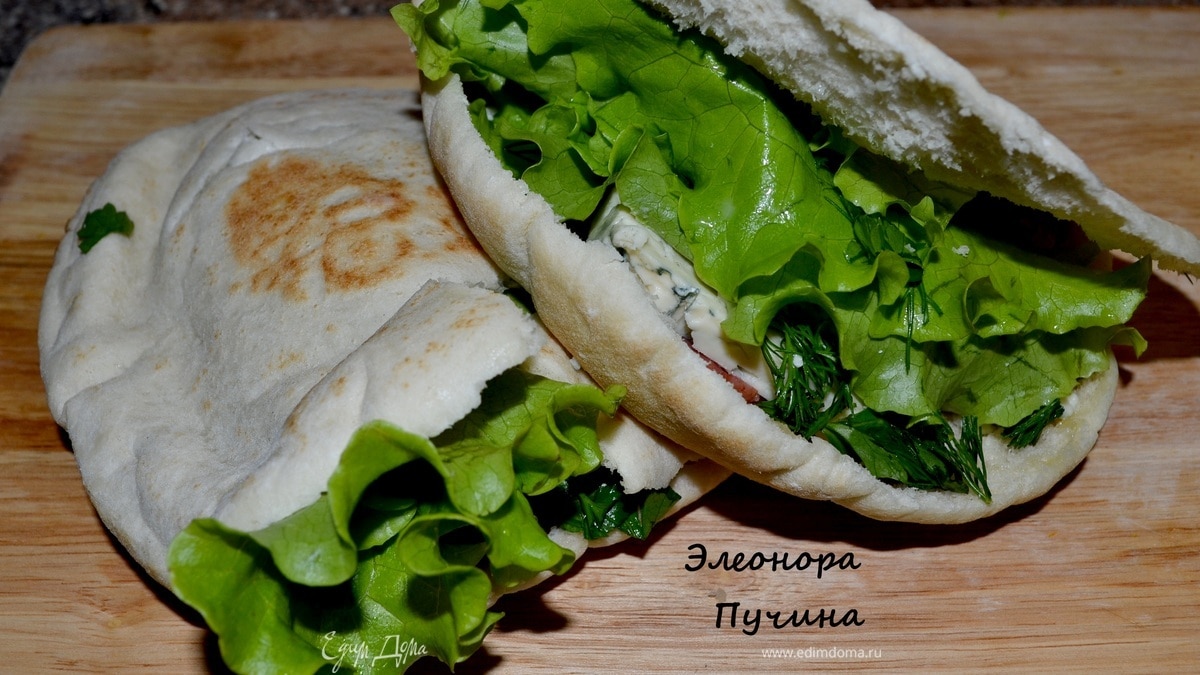 Перекус с лепёшками