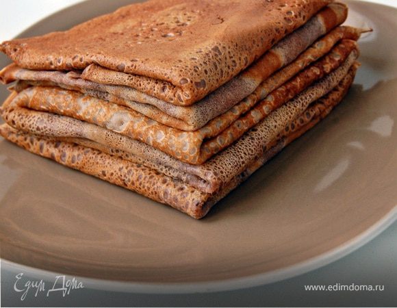 Блины+ шоколадные блины Блины+ шоколадные блины