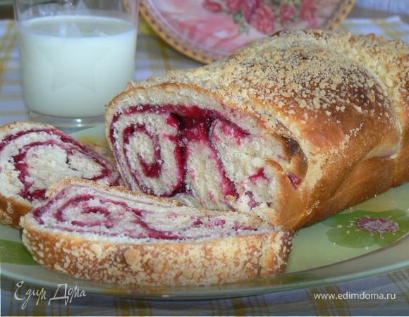 Хлеб со штрейзелем и смородиной Хлеб со штрейзелем и смородиной