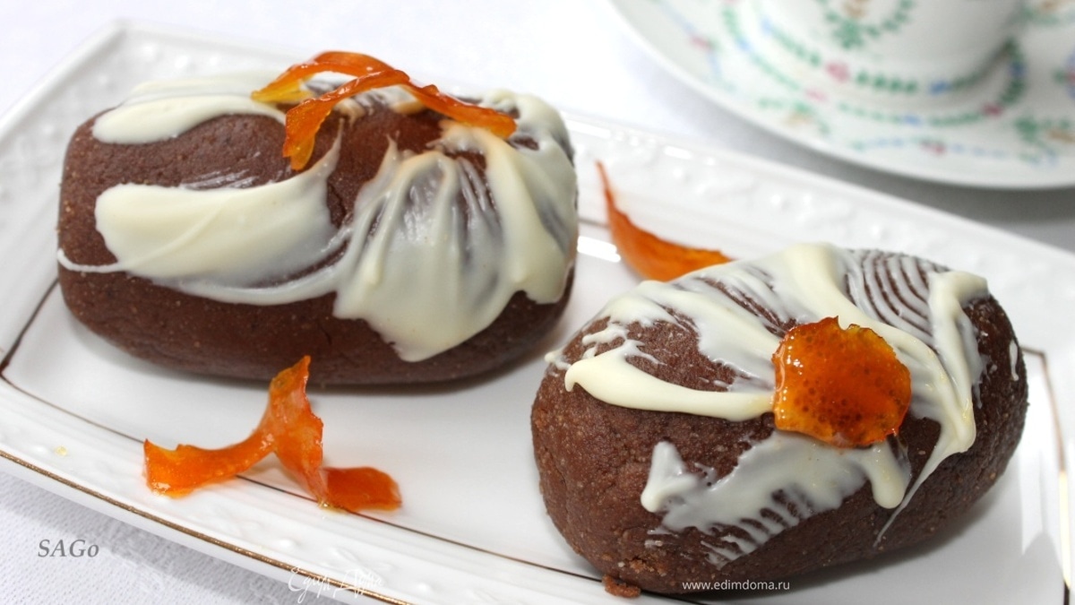 Пирожное "картошка" с белым шоколадом