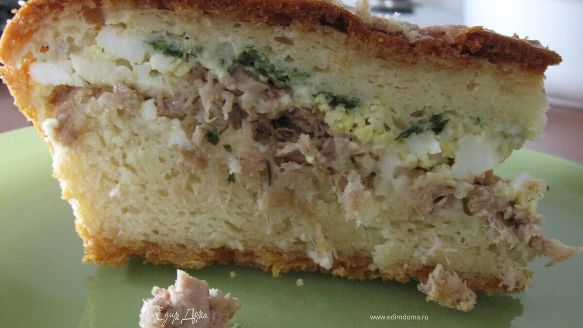Пирог с тунцом