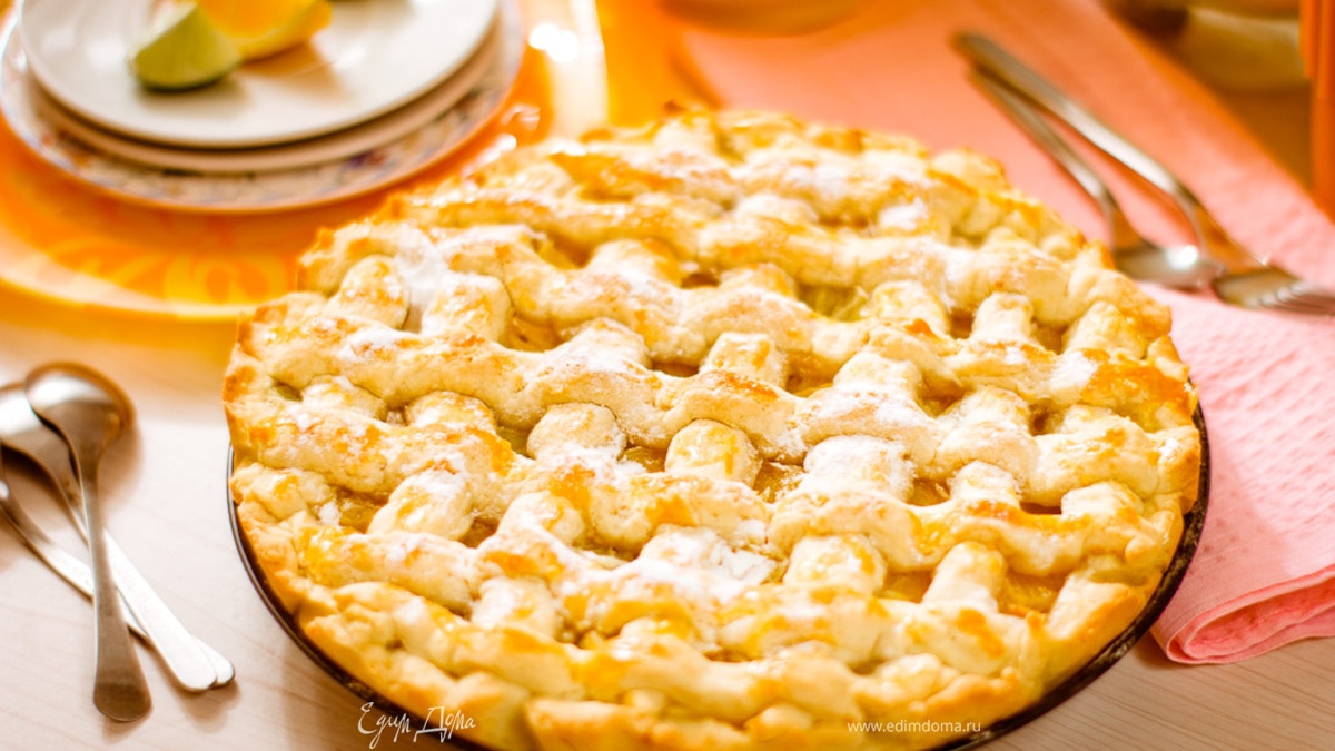 Пирог с апельсином и лаймом