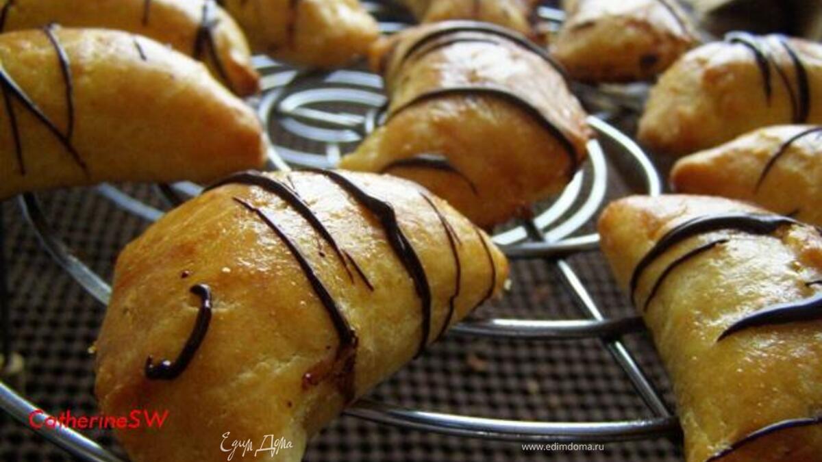 Творожное печенье с ореховой начинкой