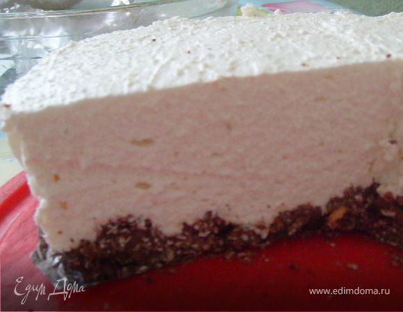 Воздушный творожный торт с мюсли