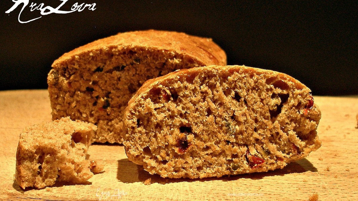Хлеб с болгарскими перцами