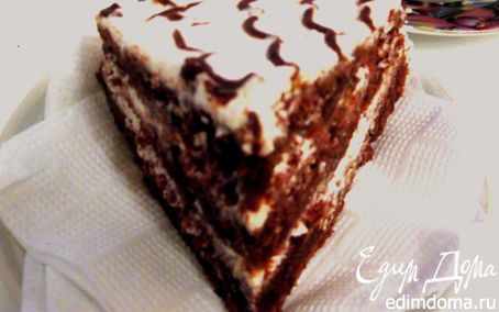Рецепт Настоящий "Дьявольский торт" (Devil’s food cake) без красителей