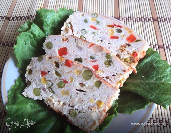 Террин куриный с овощами