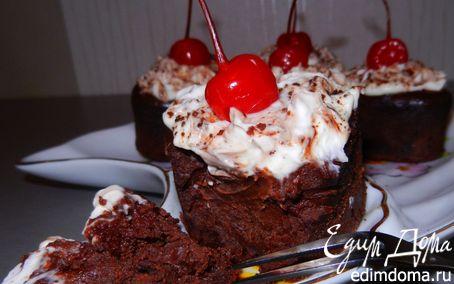 Рецепт Шоколадные пирожные за 15 минут