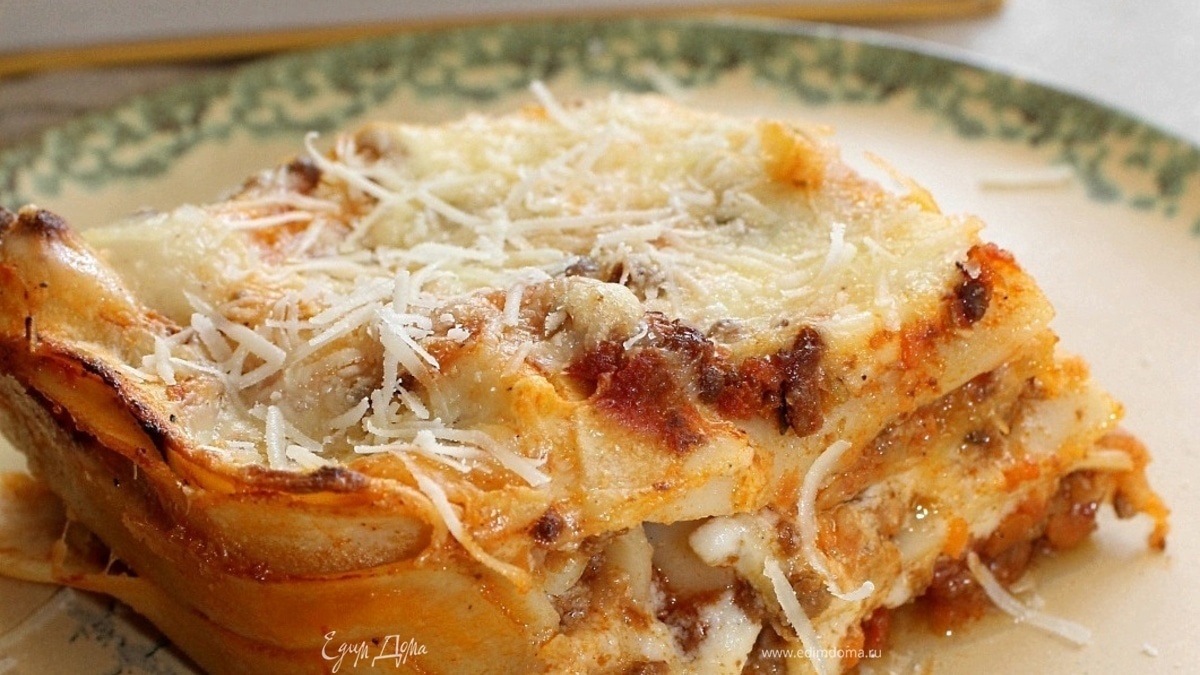 Лазанья (рецепт классический)