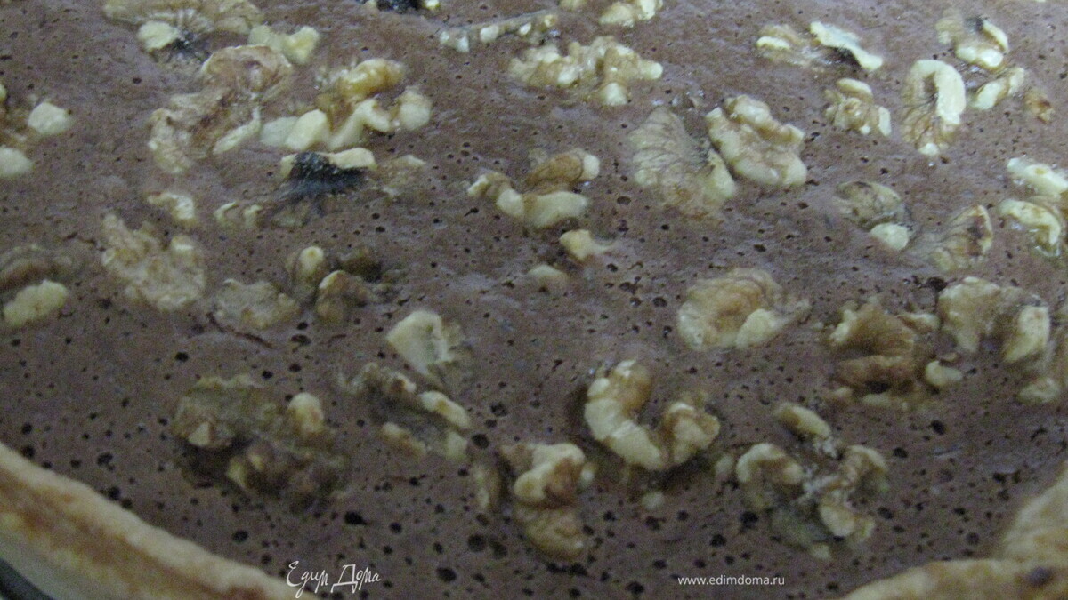 Тарт с творожно-шоколадной начинкой