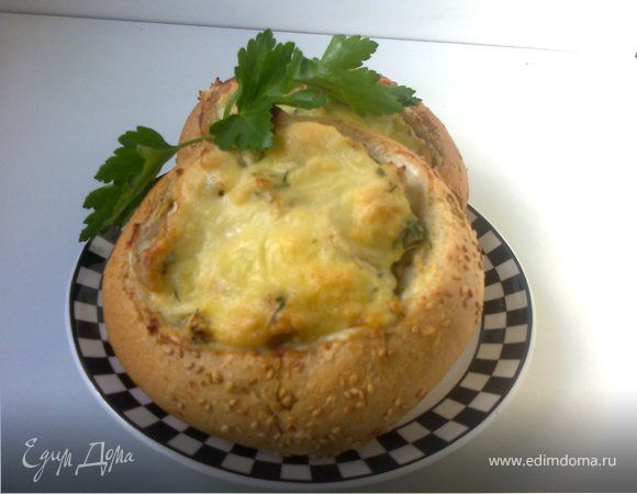 Куриная грудка в гнезде под шубой