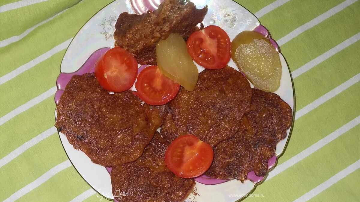 Оладьи капустные с чёрным перцем