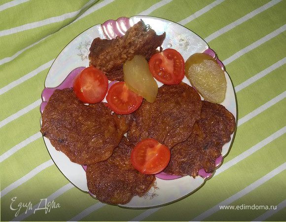 Оладьи капустные с чёрным перцем Оладьи капустные с чёрным перцем