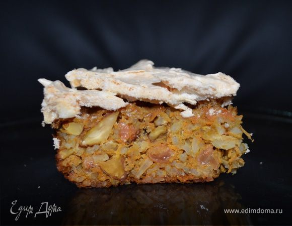 Радостная запеканка из полезностей + меренга Радостная запеканка из полезностей + меренга