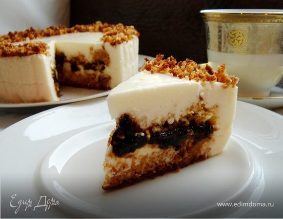 Медовый торт с черносливом 