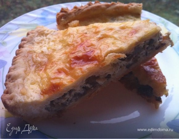 Киш с шампиньонами (Джулия Чайлд) Киш с шампиньонами (Джулия Чайлд)