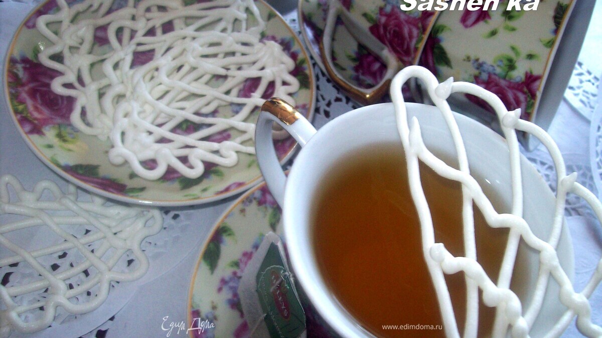 Сахарные завитки (рисуем айсингом)