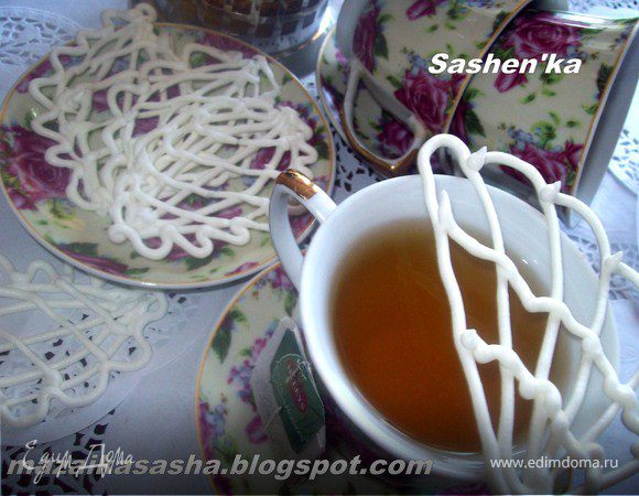 Сахарные завитки (рисуем айсингом)