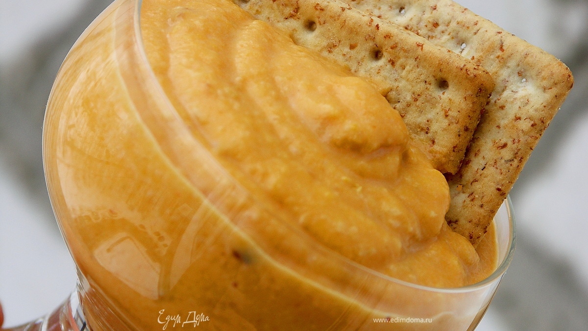 Крем-пюре из запечёных тыквы, айвы и яблока