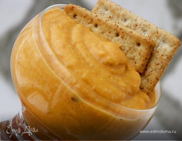 Крем-пюре из запечёных тыквы, айвы и яблока