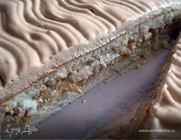 Кофейный торт с карамелизованными бананами Кофейный торт с карамелизованными бананами