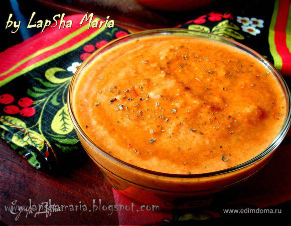 Суп-пюре из запеченных овощей (+ постный вариант) Суп-пюре из запеченных овощей (+ постный вариант)