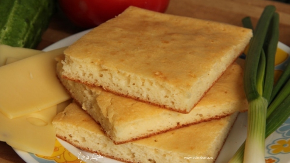 Без глютена. Творожная лепешка из рисовой муки