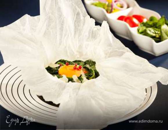 Шпинат с яйцом в пакетах SAGA