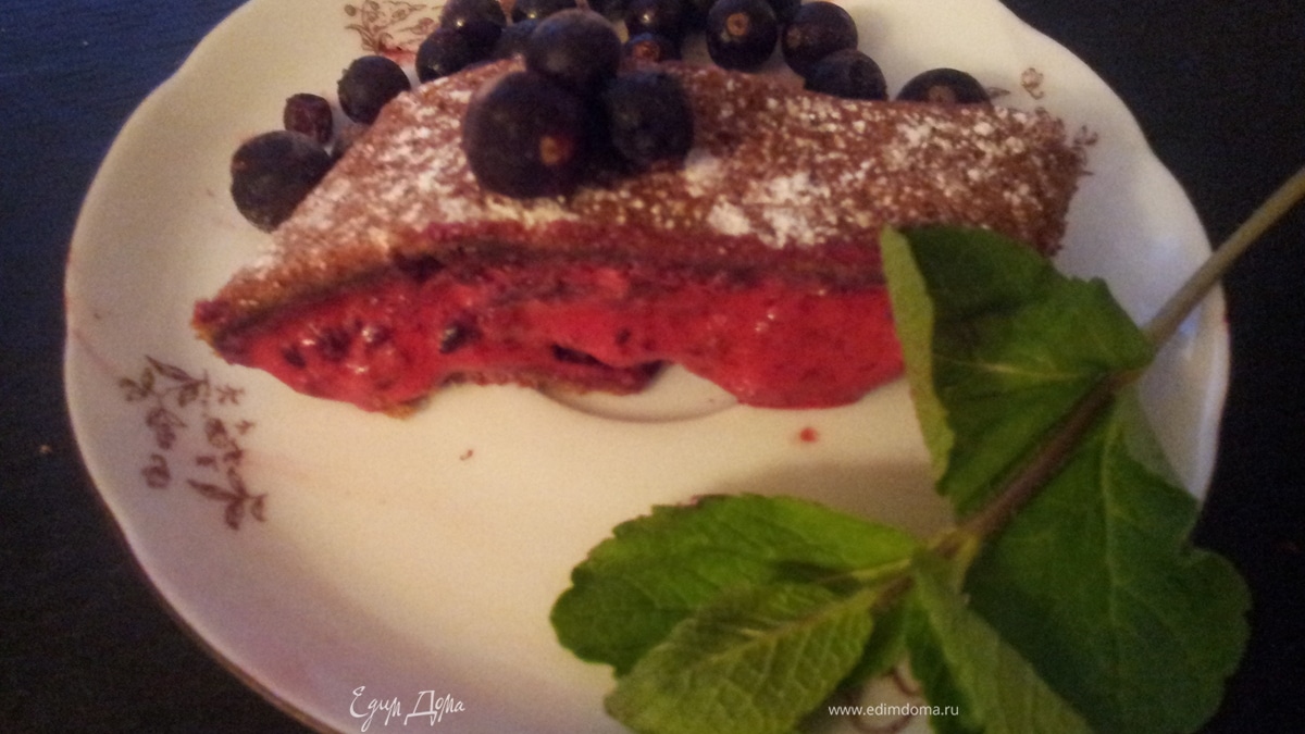 Шоколадный рулет с муссом