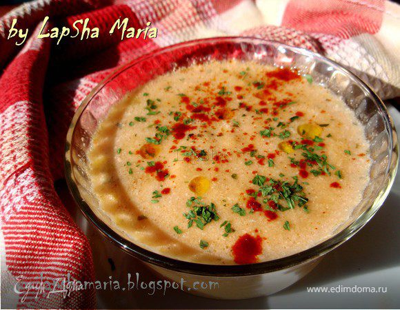 Сливочный суп-пюре с овощами и курицей Сливочный суп-пюре с овощами и курицей