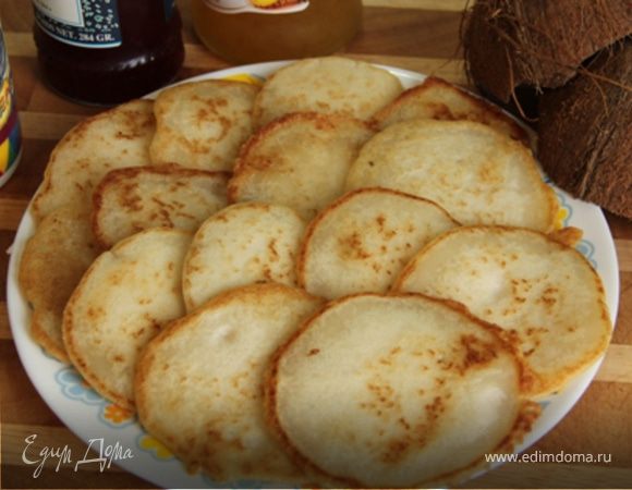 Кокосовые ПП-оладьи из рисовой муки 
