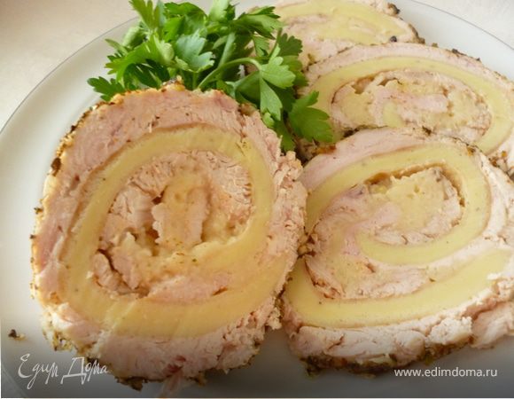 Куриный рулет (вареный)