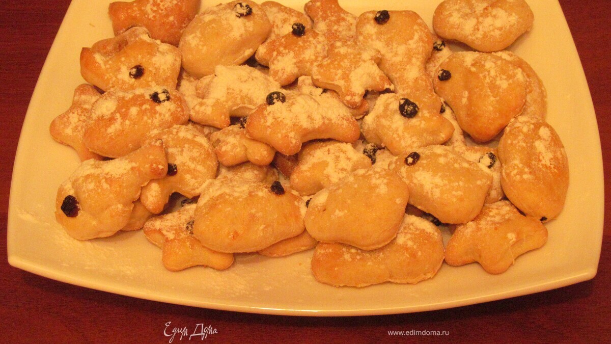 Печенье из сметанного теста