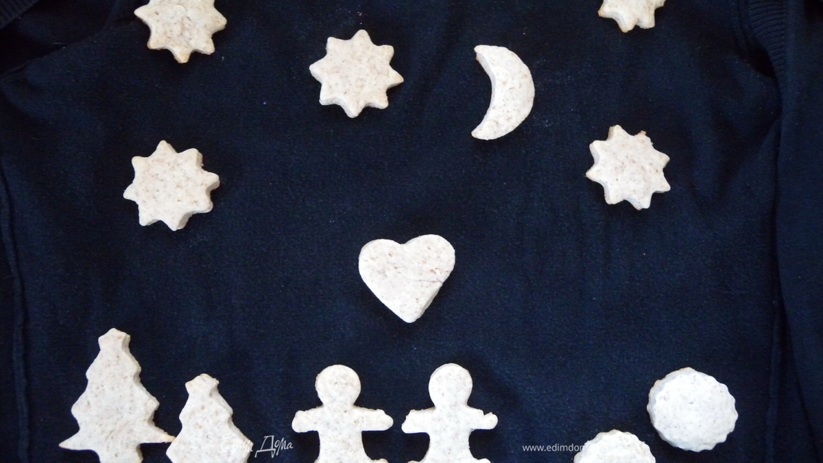 Молочное печенье с манкой и отрубями