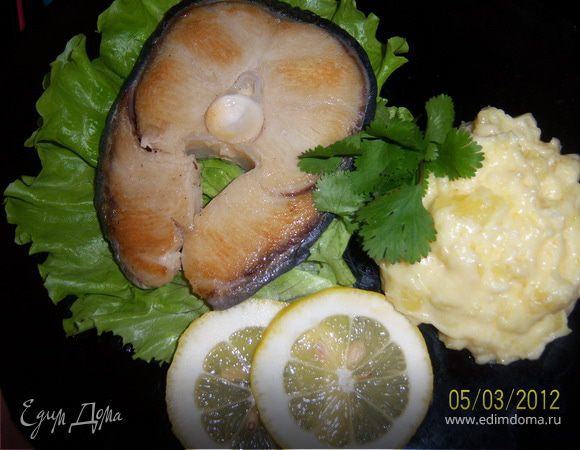 Запечённая, вкусная рыбка с ароматным пюре Запечённая, вкусная рыбка с ароматным пюре