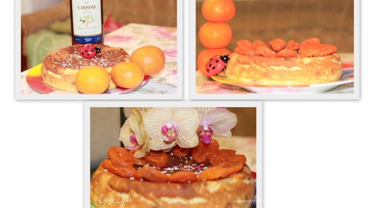 Творожная запеканочка в мультиварке