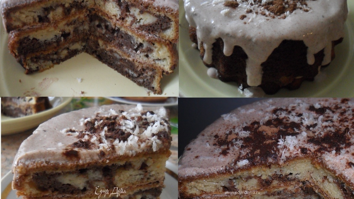 Мини-торт "Зебра"