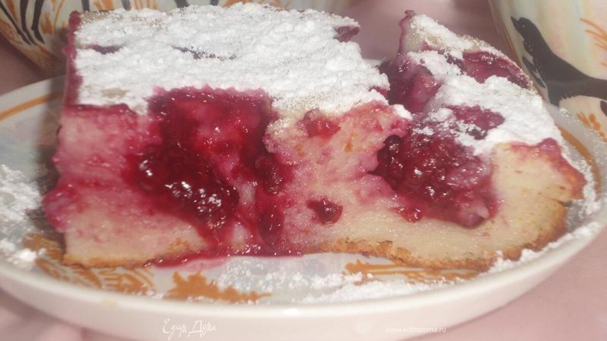 Клафути с ежевикой