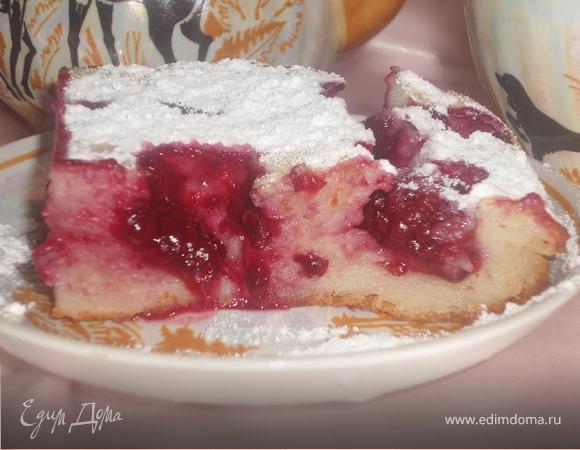 Клафути с ежевикой Клафути с ежевикой