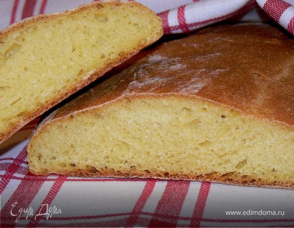 Хлеб с кукурузной мукой и горчичным маслом