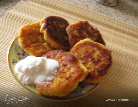 Морковно-манные сырники