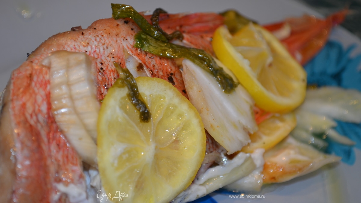 Рыбка с лимоном и фенхелем