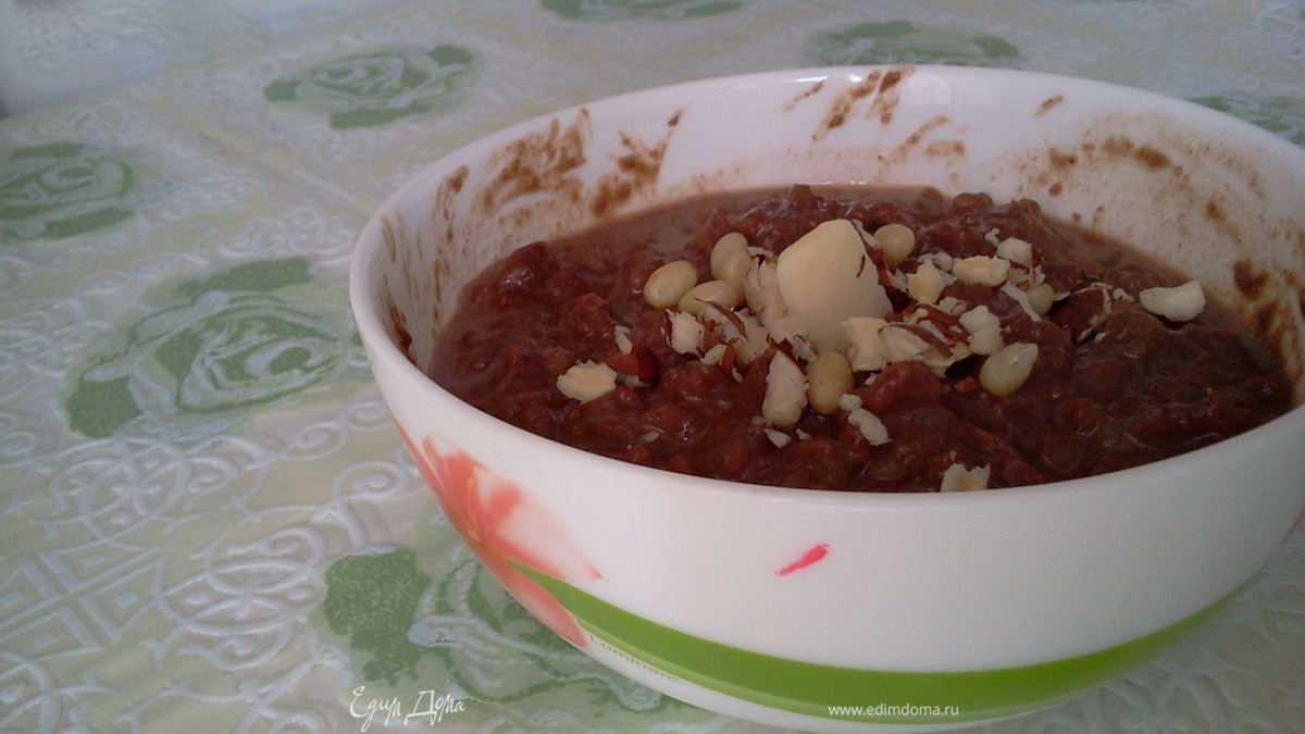 Шоколадная рисовая каша