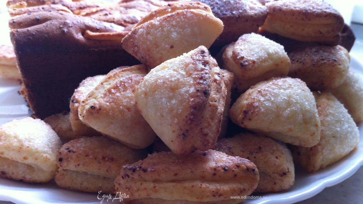 Творожное печенье
