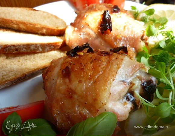 Острая маринованная курица в духовке. Pollo alla diavola Острая маринованная курица в духовке. Pollo alla diavola